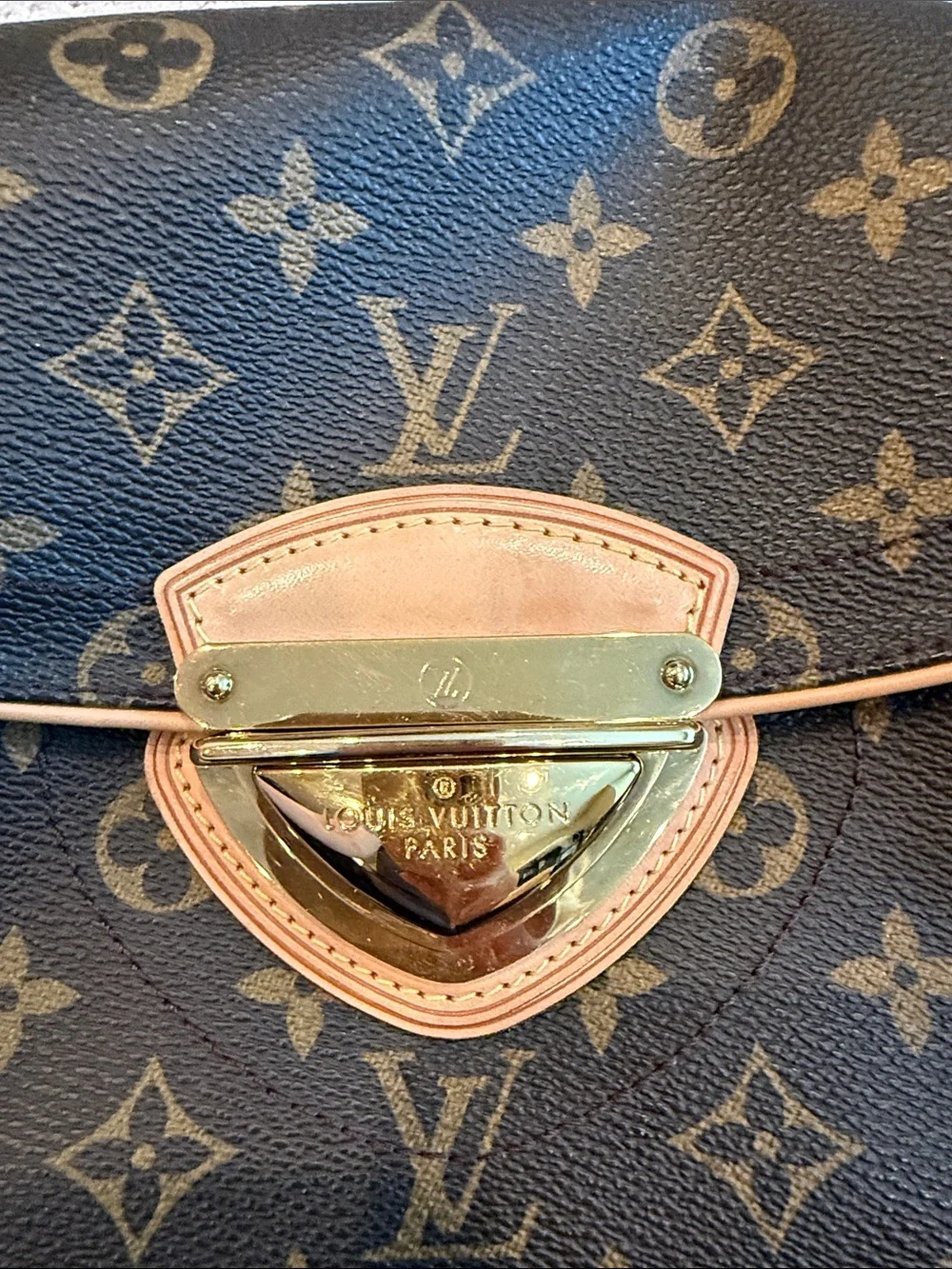 Louis Vuitton Beverly Monogram Shoulder Bag in Brown and Tan with Gold Hardware - Picture 2 of 15